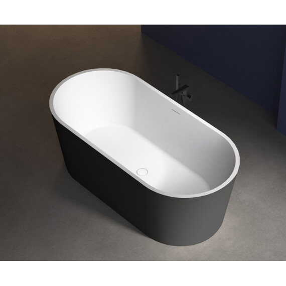 АКРИЛОВАЯ ВАННА ABBER AB9209MB ЧЕРНАЯ МАТОВАЯ