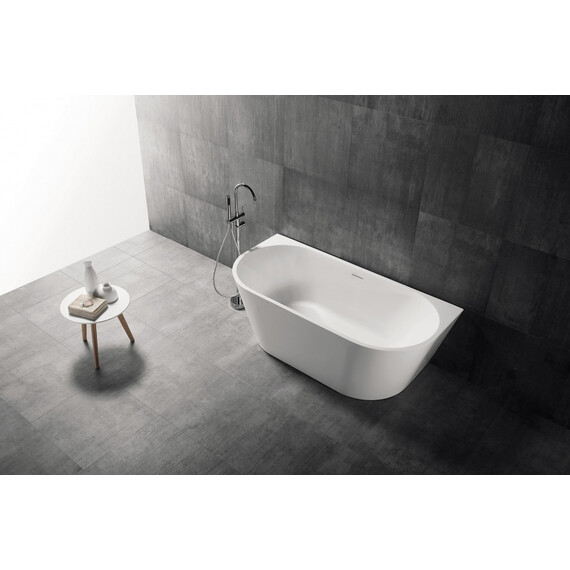 АКРИЛОВАЯ ВАННА ABBER AB9216-1.7MW БЕЛАЯ МАТОВАЯ