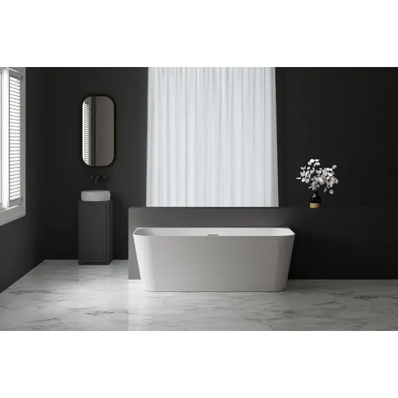 АКРИЛОВАЯ ВАННА ABBER AB9223-1.6 БЕЛАЯ