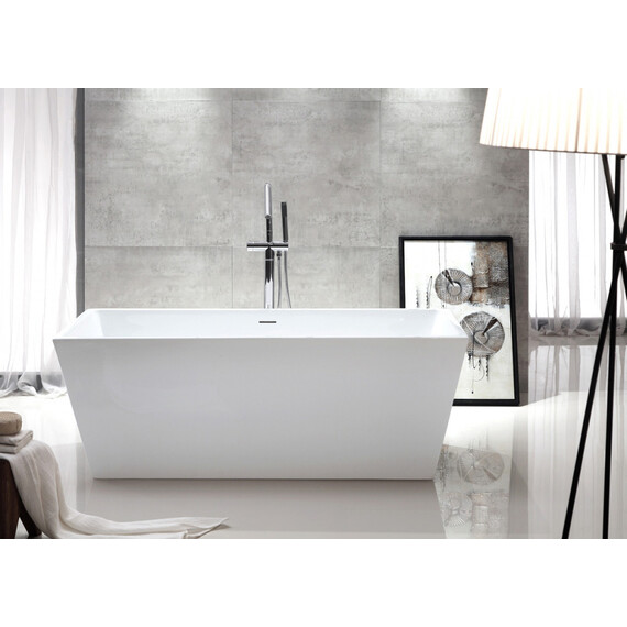 АКРИЛОВАЯ ВАННА ABBER AB9224-1.7 БЕЛАЯ