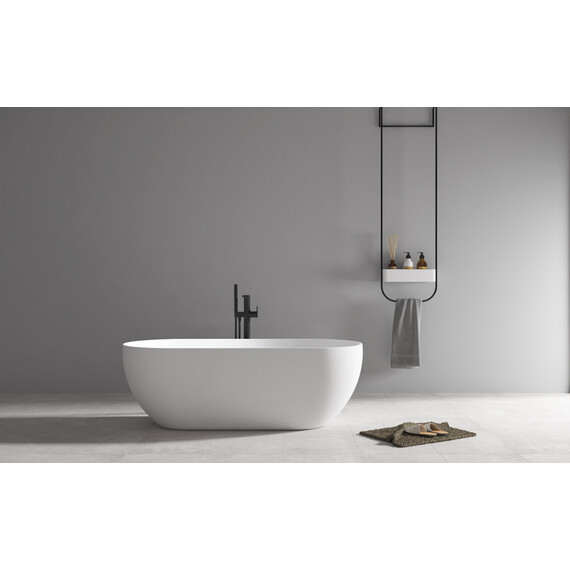 АКРИЛОВАЯ ВАННА ABBER AB9241MW БЕЛАЯ МАТОВАЯ