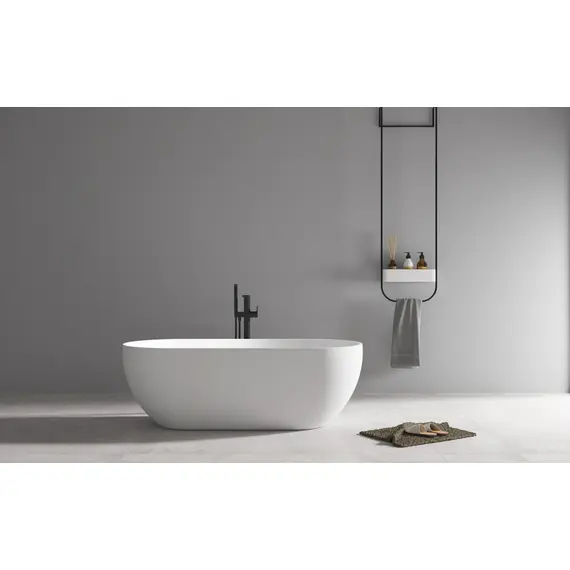 АКРИЛОВАЯ ВАННА ABBER AB9241MW БЕЛАЯ МАТОВАЯ