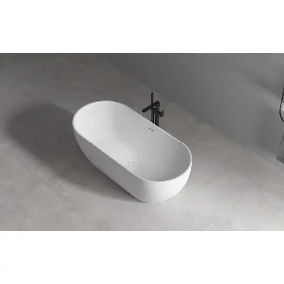 АКРИЛОВАЯ ВАННА ABBER AB9241MW БЕЛАЯ МАТОВАЯ