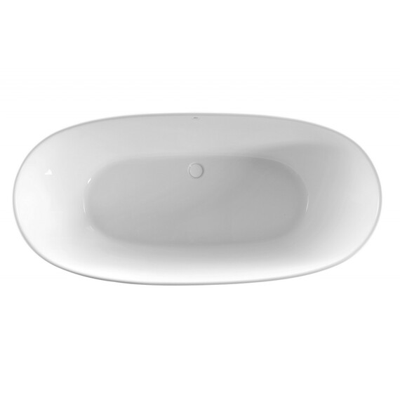 АКРИЛОВАЯ ВАННА ABBER AB9265-1.7 БЕЛАЯ