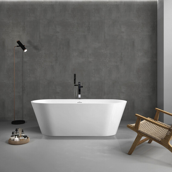 АКРИЛОВАЯ ВАННА ABBER AB9268-1.7 БЕЛАЯ