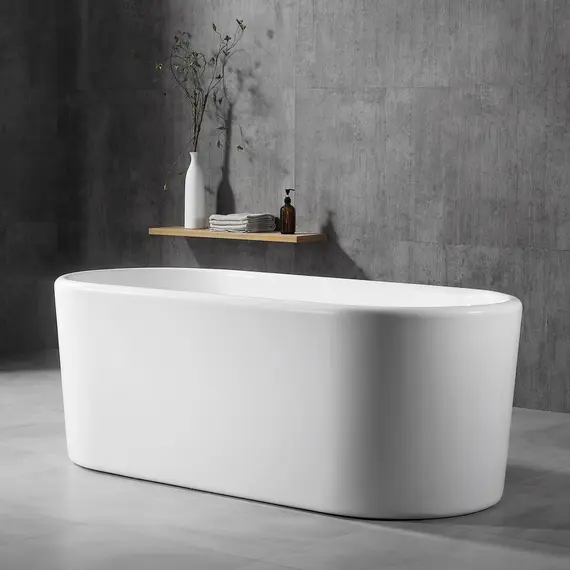 АКРИЛОВАЯ ВАННА ABBER AB9272-1.6 БЕЛАЯ