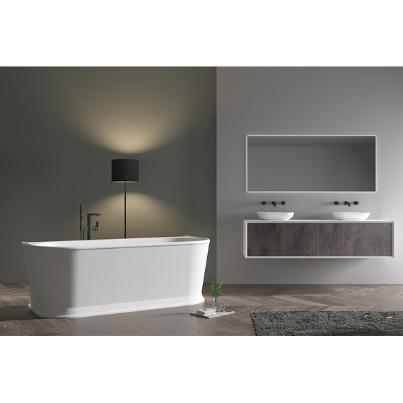 АКРИЛОВАЯ ВАННА ABBER AB9276 БЕЛАЯ