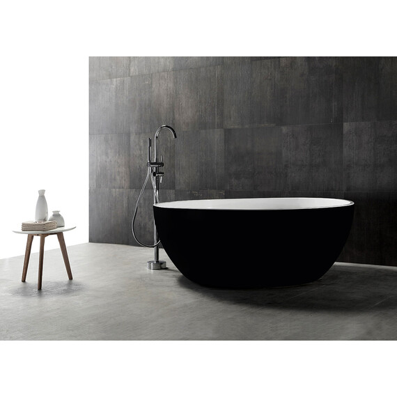 АКРИЛОВАЯ ВАННА ABBER AB9279MB ЧЕРНАЯ МАТОВАЯ