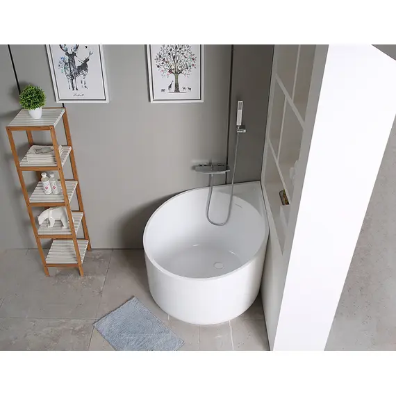 АКРИЛОВАЯ ВАННА ABBER AB9305 БЕЛАЯ