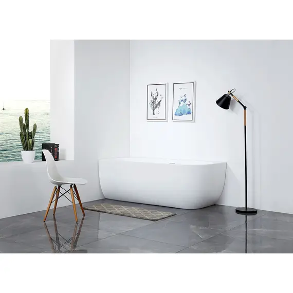 АКРИЛОВАЯ ВАННА ABBER AB9315 L БЕЛАЯ