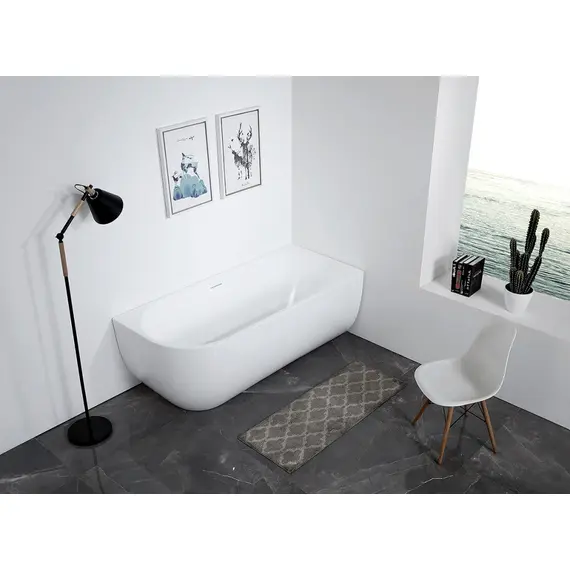 АКРИЛОВАЯ ВАННА ABBER AB9315 R БЕЛАЯ