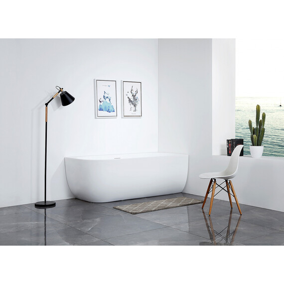 АКРИЛОВАЯ ВАННА ABBER AB9315 R БЕЛАЯ