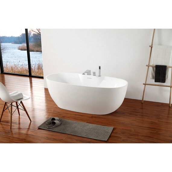 АКРИЛОВАЯ ВАННА ABBER AB9323 БЕЛАЯ