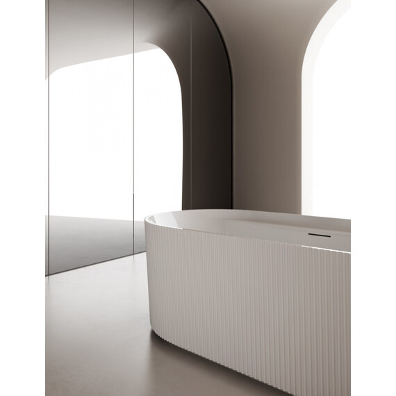 АКРИЛОВАЯ ВАННА ABBER AB9444MW БЕЛАЯ МАТОВАЯ