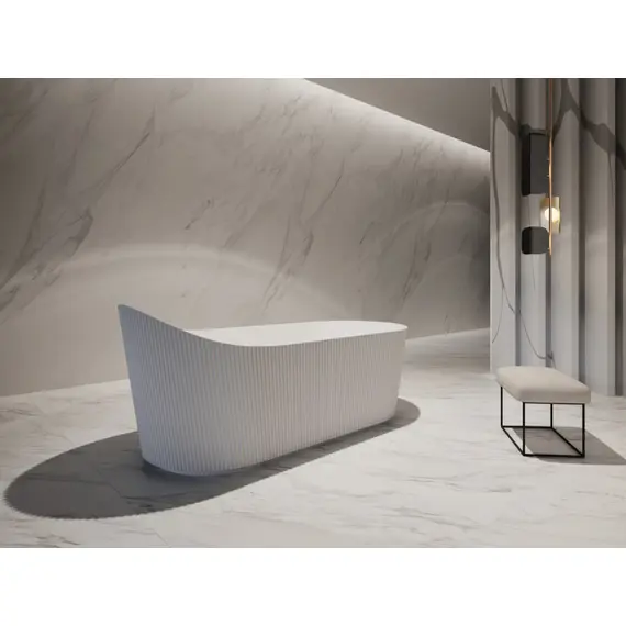 АКРИЛОВАЯ ВАННА ABBER AB9445MW БЕЛАЯ МАТОВАЯ