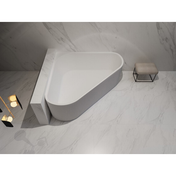 АКРИЛОВАЯ ВАННА ABBER AB9446MW БЕЛАЯ МАТОВАЯ