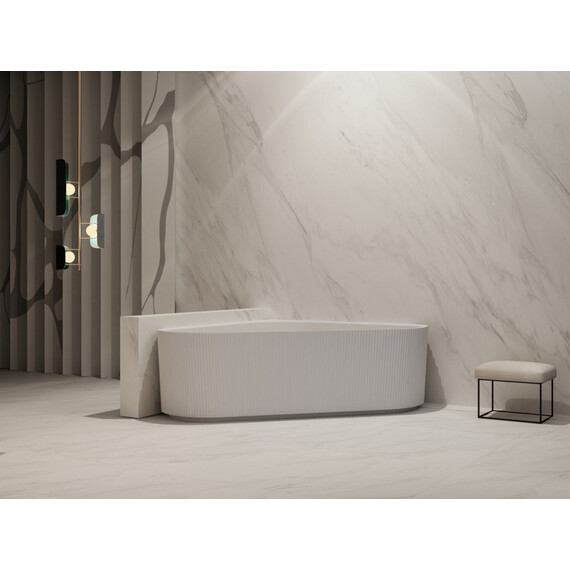 АКРИЛОВАЯ ВАННА ABBER AB9446MW БЕЛАЯ МАТОВАЯ