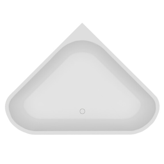 АКРИЛОВАЯ ВАННА ABBER AB9446MW БЕЛАЯ МАТОВАЯ