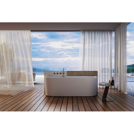 АКРИЛОВАЯ ВАННА ABBER AB9494-1.7 БЕЛАЯ