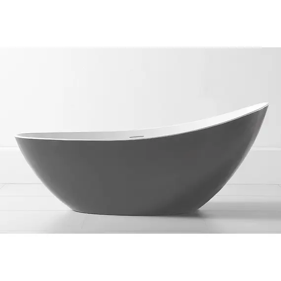 АКРИЛОВАЯ ВАННА ABBER AB9233G СЕРАЯ