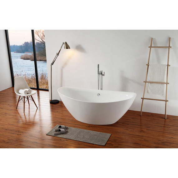 АКРИЛОВАЯ ВАННА ABBER AB9248 БЕЛАЯ