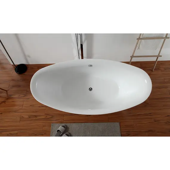 АКРИЛОВАЯ ВАННА ABBER AB9248 БЕЛАЯ