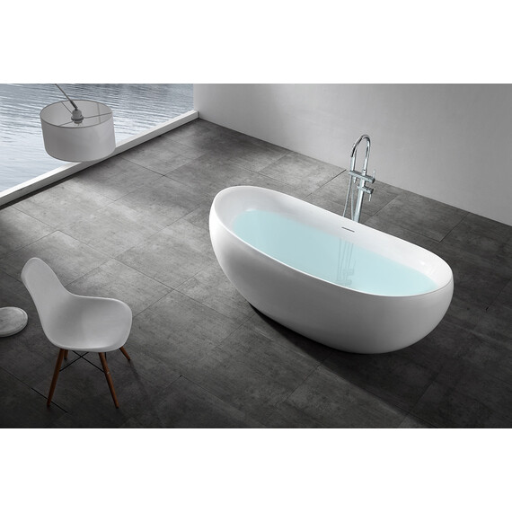 АКРИЛОВАЯ ВАННА ABBER AB9236 БЕЛАЯ