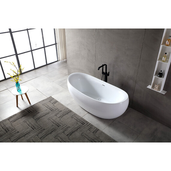 АКРИЛОВАЯ ВАННА ABBER AB9236 БЕЛАЯ