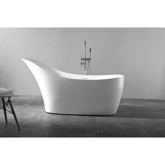 АКРИЛОВАЯ ВАННА ABBER AB9245 БЕЛАЯ