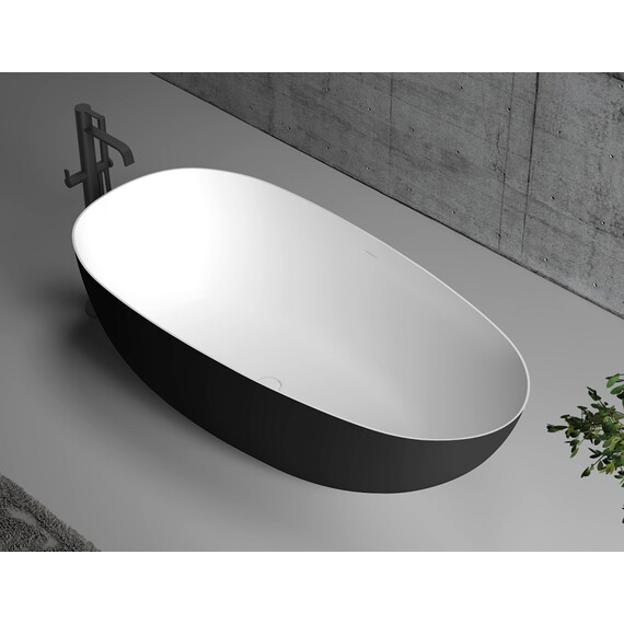 АКРИЛОВАЯ ВАННА ABBER AB9211MB ЧЕРНАЯ МАТОВАЯ