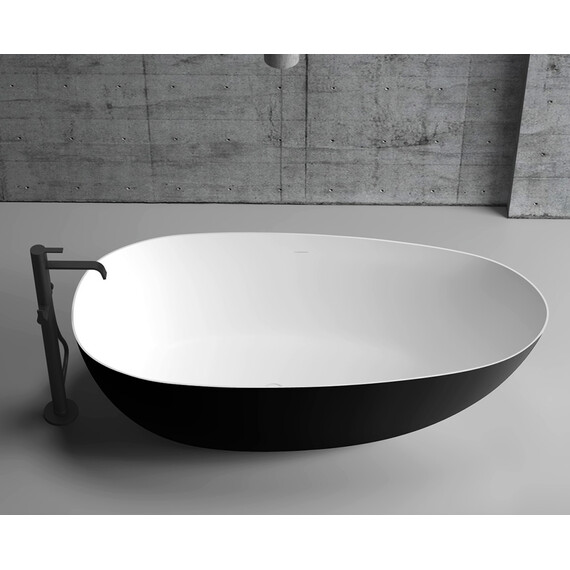АКРИЛОВАЯ ВАННА ABBER AB9211MB ЧЕРНАЯ МАТОВАЯ