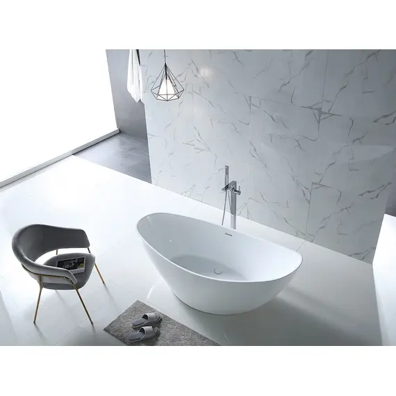 АКРИЛОВАЯ ВАННА ABBER AB9233 БЕЛАЯ