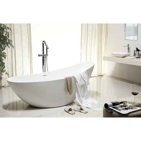 АКРИЛОВАЯ ВАННА ABBER AB9233 БЕЛАЯ