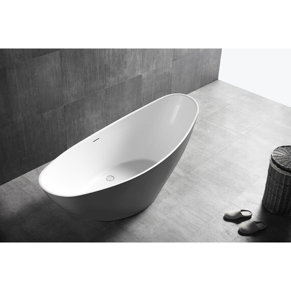 АКРИЛОВАЯ ВАННА ABBER AB9233G СЕРАЯ