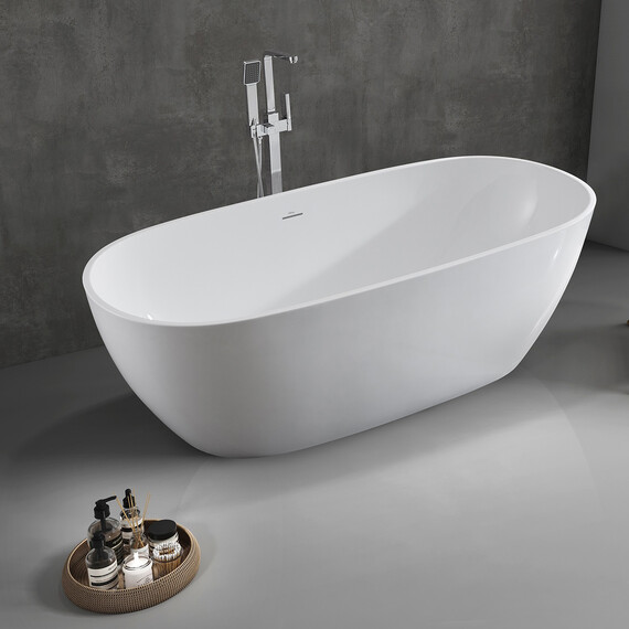 АКРИЛОВАЯ ВАННА ABBER AB9263-1.8 БЕЛАЯ