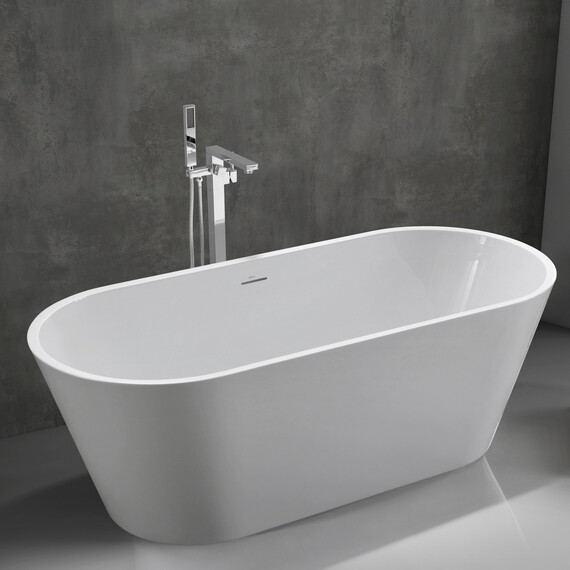 АКРИЛОВАЯ ВАННА ABBER AB9268-1.7 БЕЛАЯ