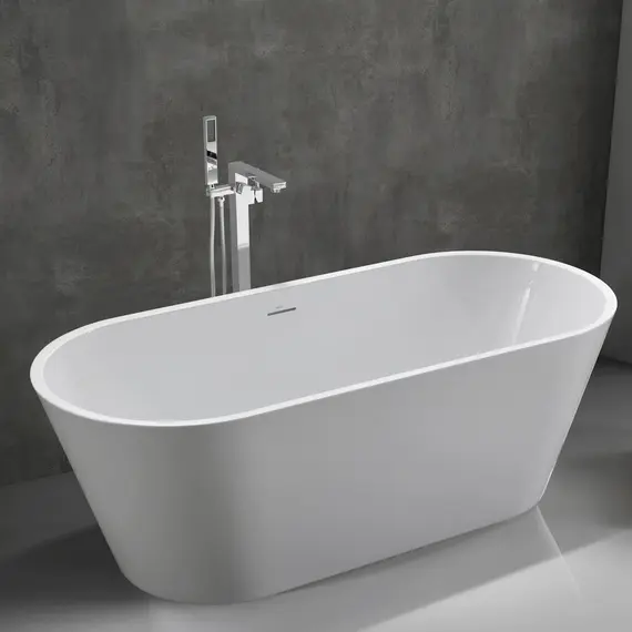 АКРИЛОВАЯ ВАННА ABBER AB9268-1.7 БЕЛАЯ