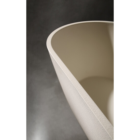 ВАННА ИЗ ИСКУССТВЕННОГО КАМНЯ ABBER FRANKFURT AM9941MBE СВЕТЛО-БЕЖЕВАЯ МАТОВАЯ