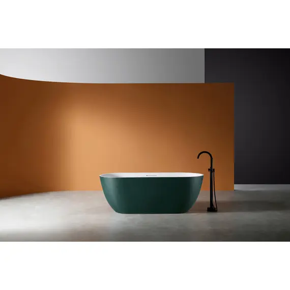 ВАННА ИЗ ИСКУССТВЕННОГО КАМНЯ ABBER FRANKFURT AM9941MBG ТЕМНО-ЗЕЛЕНАЯ МАТОВАЯ