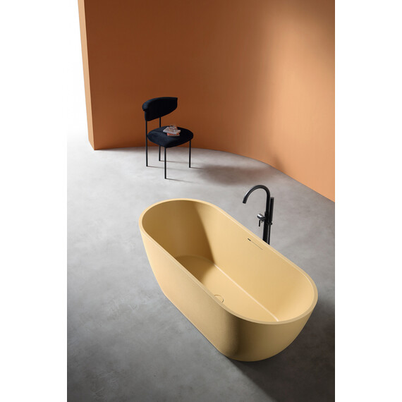 ВАННА ИЗ ИСКУССТВЕННОГО КАМНЯ ABBER FRANKFURT AM9941MS ПЕСОЧНАЯ МАТОВАЯ