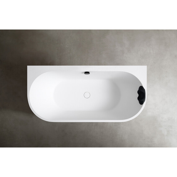 ВАННА ИЗ ИСКУССТВЕННОГО КАМНЯ ABBER LEIPZIG AM9916 БЕЛАЯ МАТОВАЯ