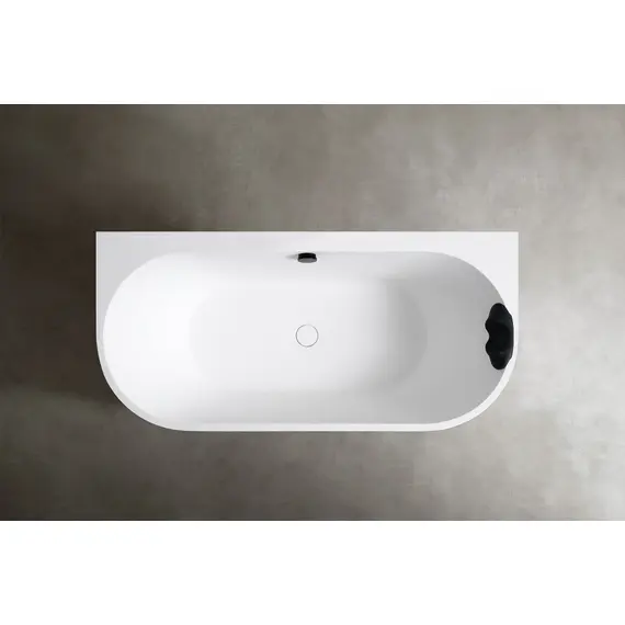 ВАННА ИЗ ИСКУССТВЕННОГО КАМНЯ ABBER LEIPZIG AM9916 БЕЛАЯ МАТОВАЯ