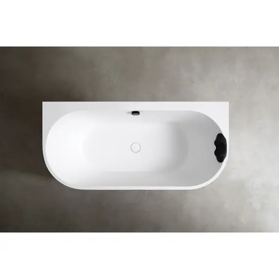 ВАННА ИЗ ИСКУССТВЕННОГО КАМНЯ ABBER LEIPZIG AM9916BW ЧЕРНО-БЕЛАЯ МАТОВАЯ