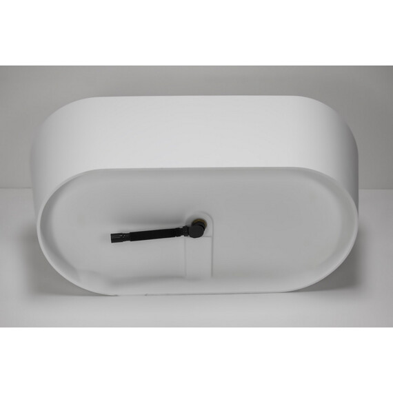 ВАННА ИЗ ИСКУССТВЕННОГО КАМНЯ ABBER STEIN AS9605 БЕЛАЯ МАТОВАЯ