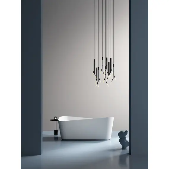 ВАННА ИЗ ИСКУССТВЕННОГО КАМНЯ ABBER STEIN AS9609 БЕЛАЯ МАТОВАЯ