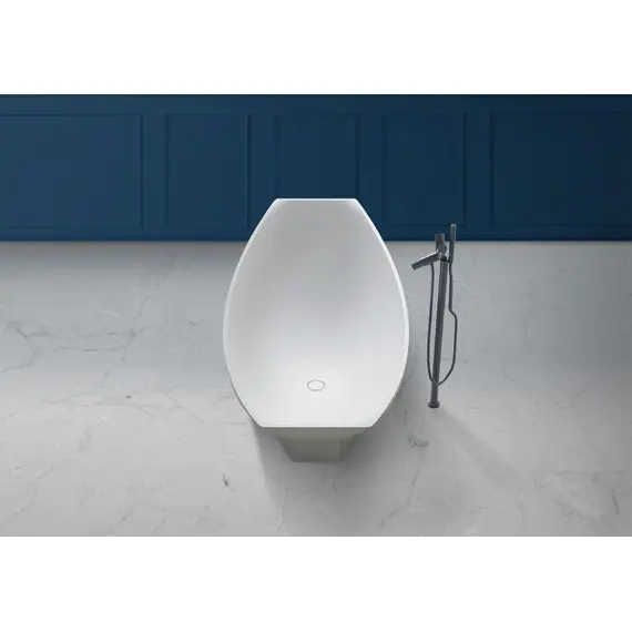 ВАННА ИЗ ИСКУССТВЕННОГО КАМНЯ ABBER STEIN AS9610 БЕЛАЯ МАТОВАЯ