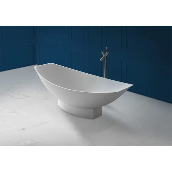 ВАННА ИЗ ИСКУССТВЕННОГО КАМНЯ ABBER STEIN AS9610 БЕЛАЯ МАТОВАЯ