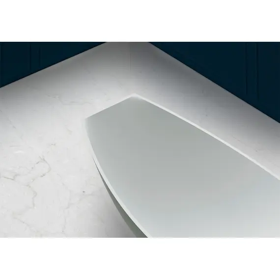 ВАННА ИЗ ИСКУССТВЕННОГО КАМНЯ ABBER STEIN AS9610 БЕЛАЯ МАТОВАЯ