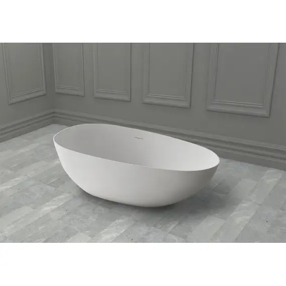 ВАННА ИЗ ИСКУССТВЕННОГО КАМНЯ ABBER STEIN AS9611-1.7 БЕЛАЯ МАТОВАЯ