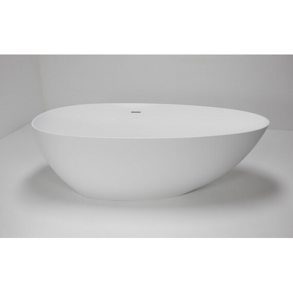 ВАННА ИЗ ИСКУССТВЕННОГО КАМНЯ ABBER STEIN AS9611NM-1.7 БЕЛАЯ МАТОВАЯ